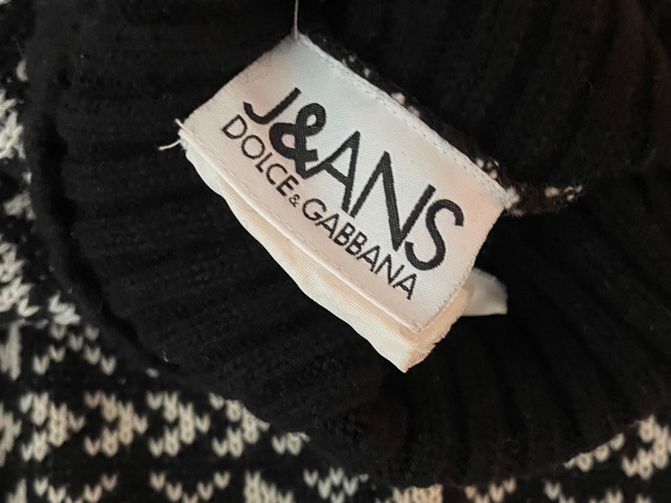 Dolce & Gabbana Pulls & Sweat-shirts: DOLCE & GABBANA wunderschöner Vintage Fair Isle Pullover – D'occasion à Zürich par fabienne1234 2