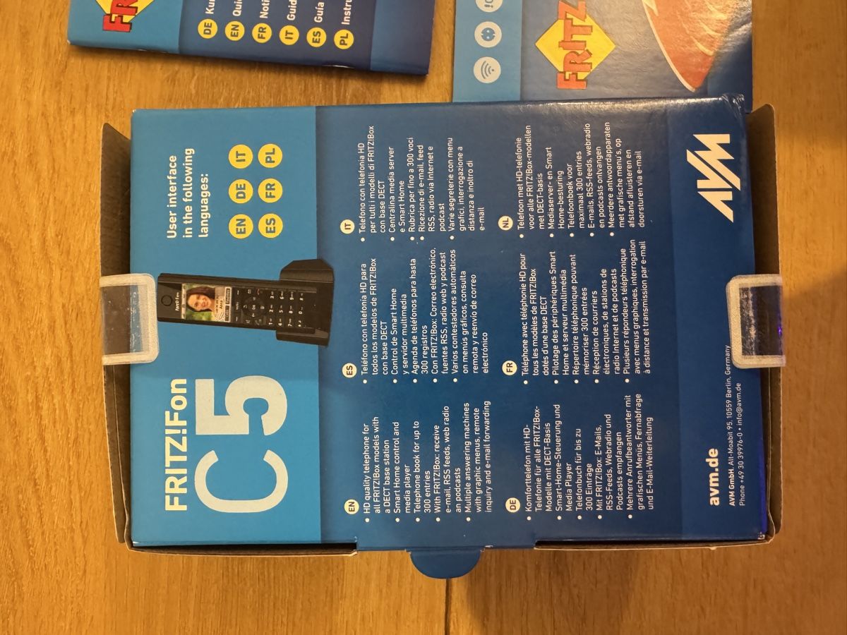 Fritz Telefoni: Fritz Fon C5, Telefon DECT, OVP – Usato da Fislisbach venduto da BrotHoler 3