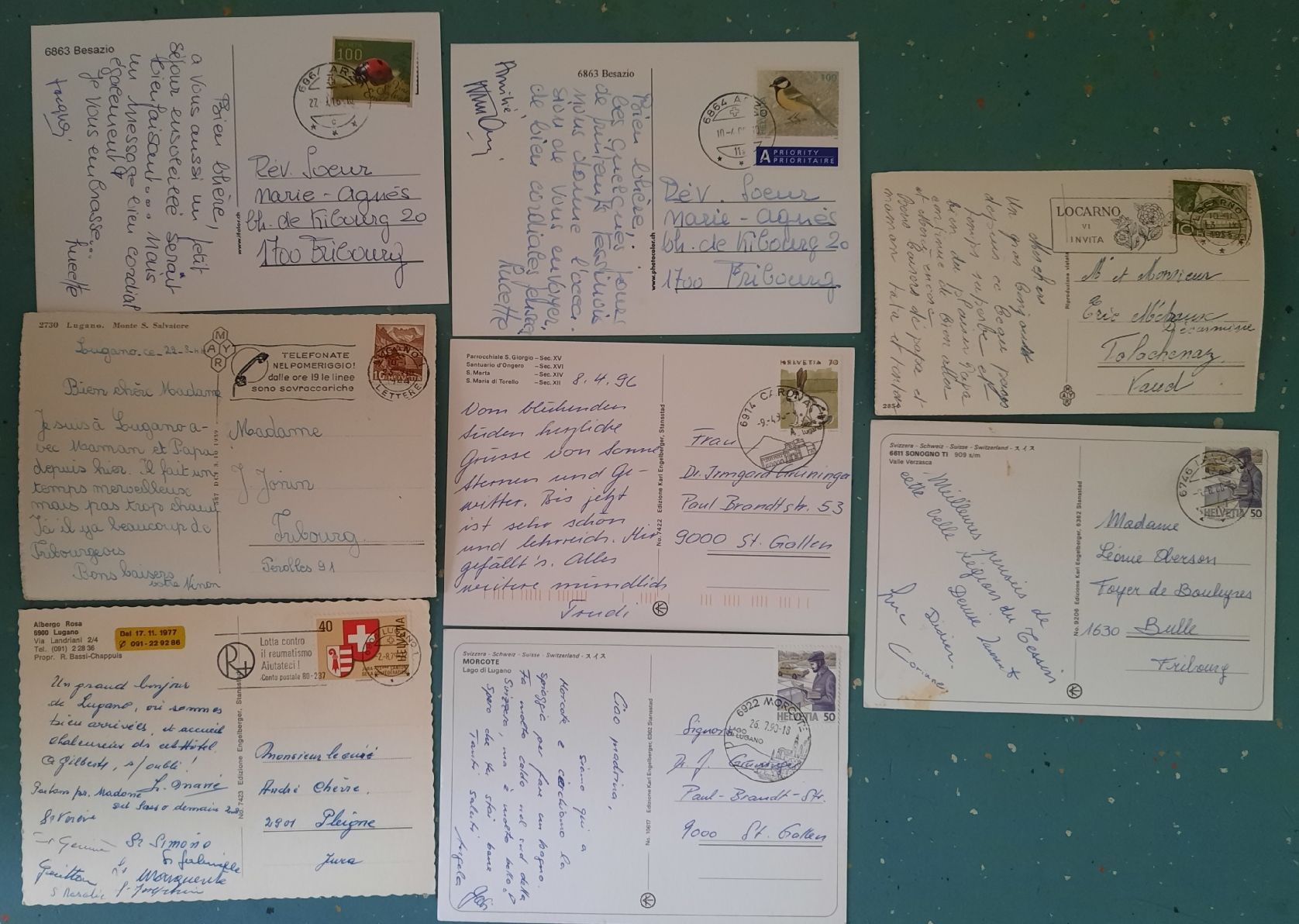 Cartoline postali: Ansichtskarten Tessin- Los II, 8 Stück – Usato da Marly venduto da neu-adlerauge65 1