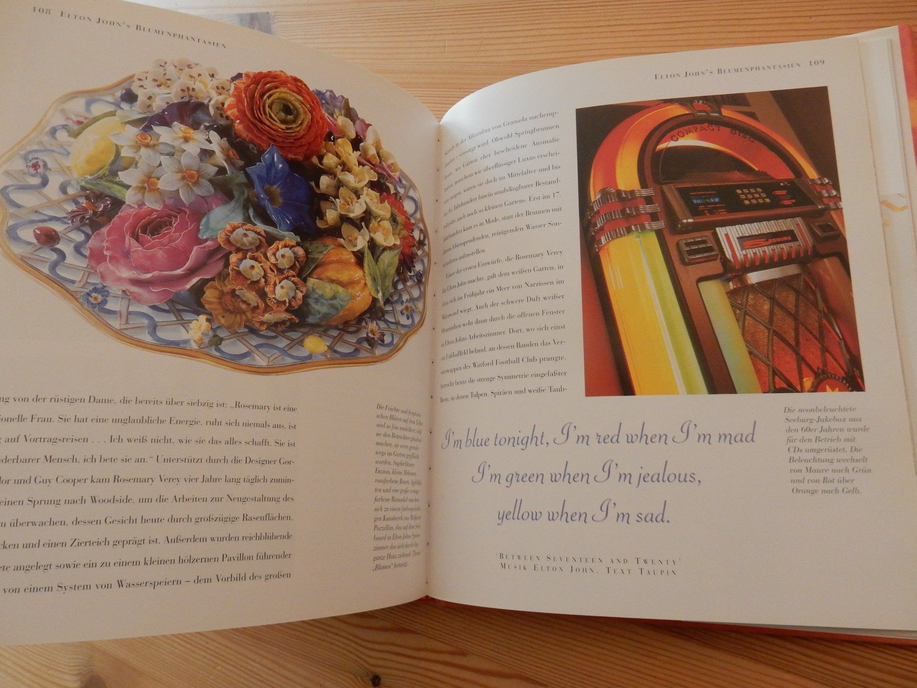 Libri: Buch Gartenbuch: Elton John's Blumenphantasien Interior – Usato da Jona venduto da JOberg_25 5