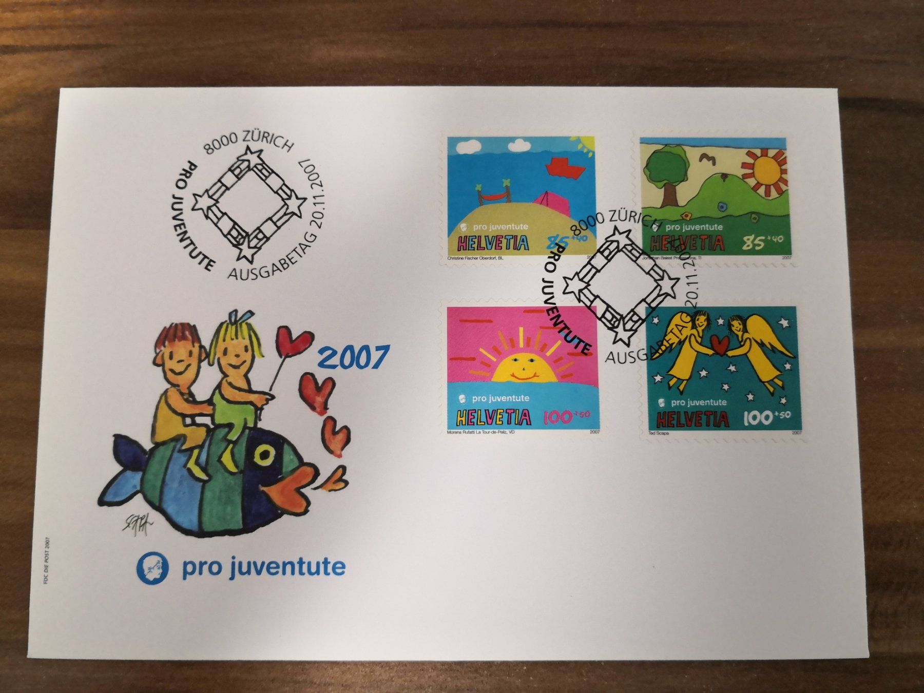 Tutti i francobolli: FDC Pro Juventute 2007 – Usato da Rickenbach SO venduto da Bytebull
