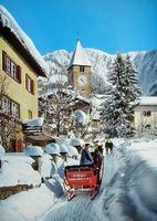 KLOSTERS Kirchgasse - Schlitten H. Kasper