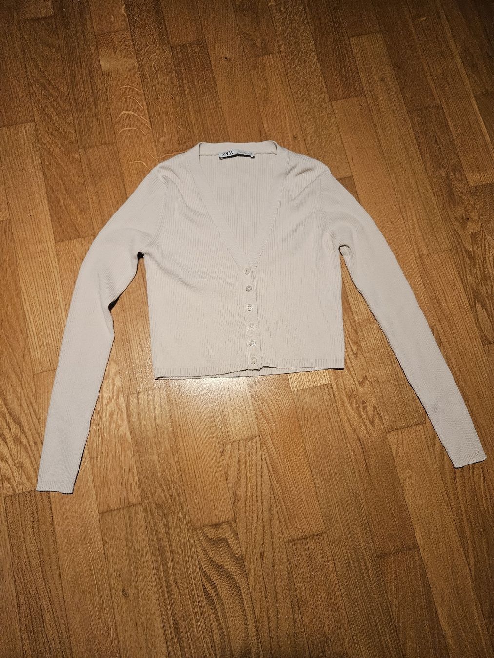 Zara Giacche: Zara Strickjacke, Gr. S, Beige, Neu – Nuovo (secondo la descrizione) da Burgdorf venduto da ros_6j9d