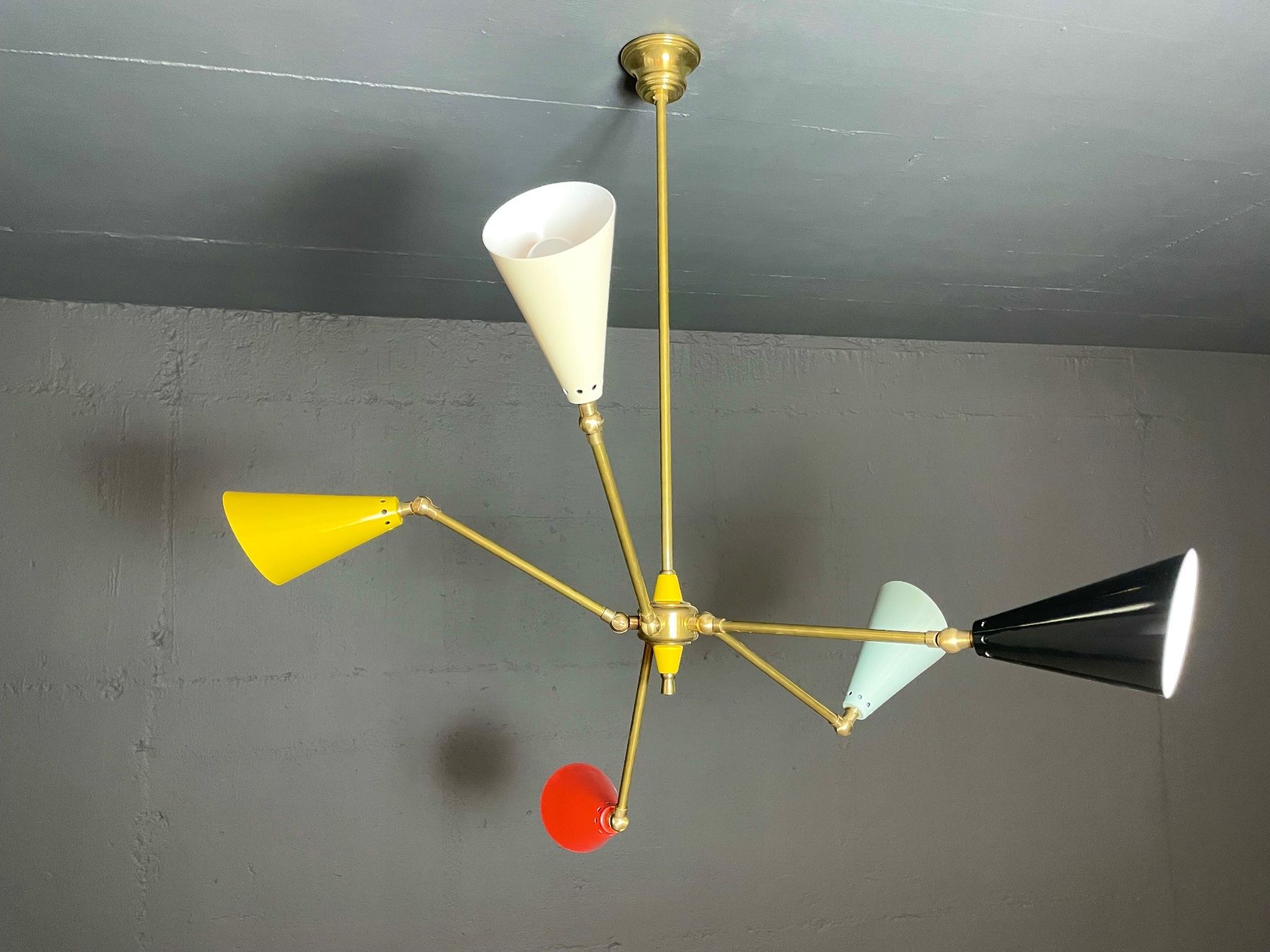Lampadari & plafoniere: Articulated ceiling light - Deckenleuchte - Plafonnier – Usato da Genthod venduto da lightyear63