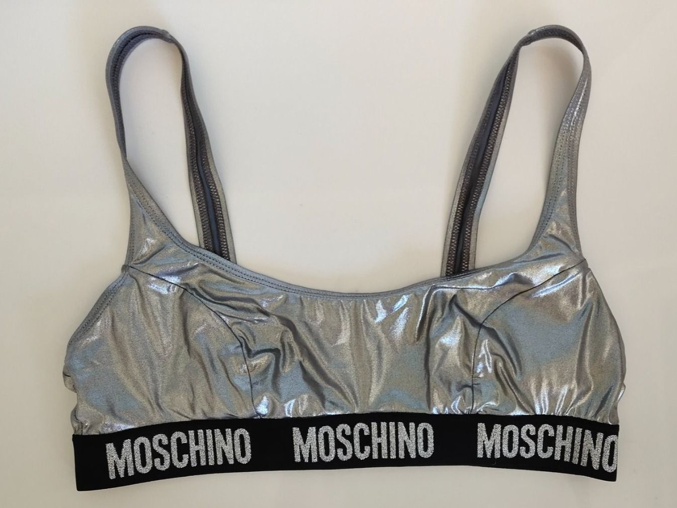 Moschino Costumi da bagno & Bikini: Moschino Bikini Metallic Silver – Usato da Meilen venduto da Aphrodite87