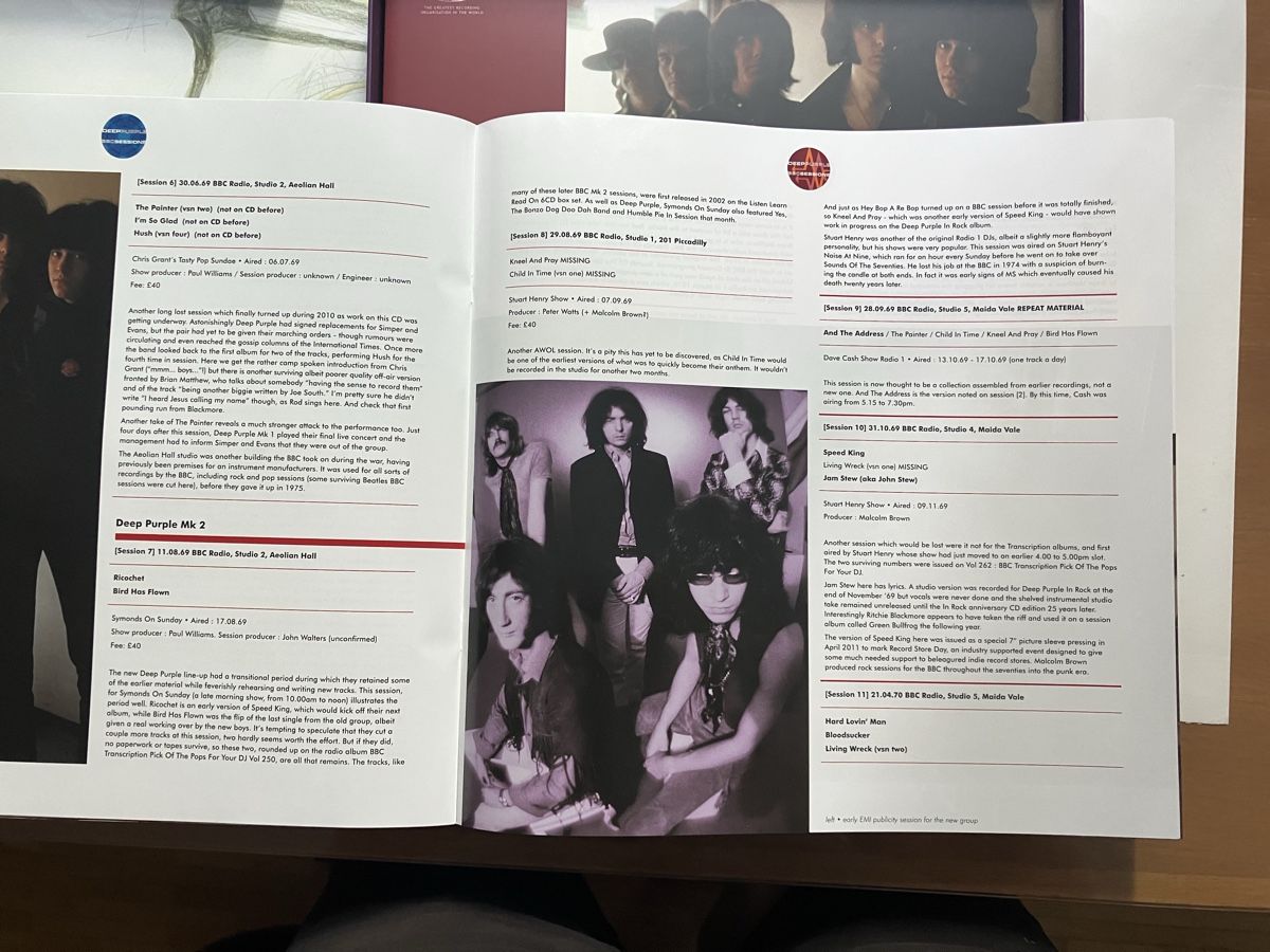 Dischi in vinile: Deep Purple BBC Sessions 1968-1970 Box 2 LP & 2 CD – Nuovo (secondo la descrizione) da Basel venduto da Gholb 3