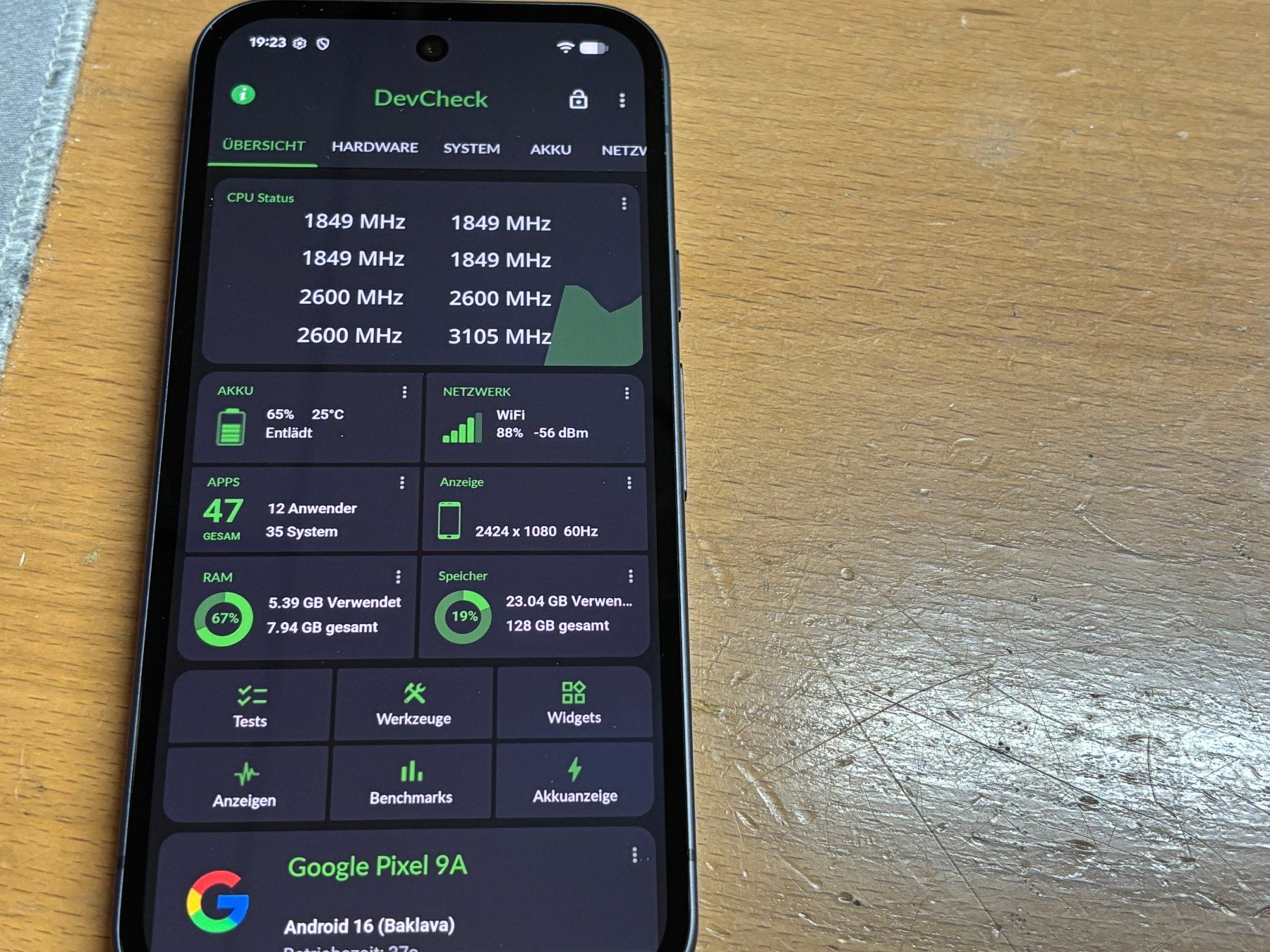Google Handys / Smartphones: Google Pixel 9a 128Gb#13 – Gebraucht aus Au SG von bah_6f5w 5