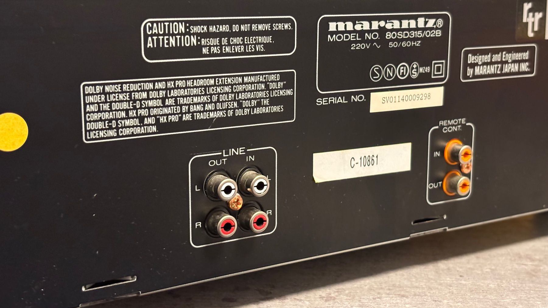 Marantz Registratori: Magnétophone à cassette Marantz SD315 parfait état – Nuovo (secondo la descrizione) da Biel/Bienne venduto da vid_sl6m 3