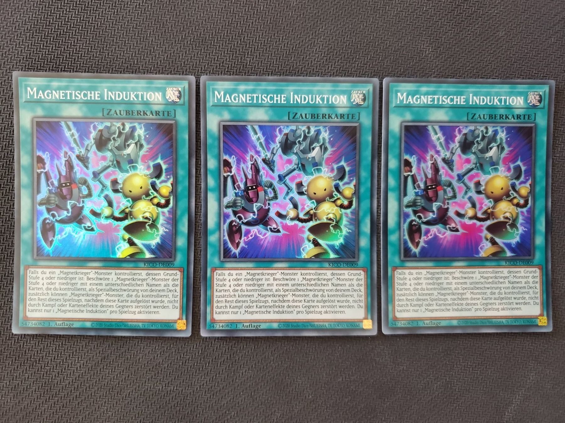 Yugioh Carte collezionabili: Yugioh Magnetische Induktion x 3 – Nuovo (secondo la descrizione) da Opfikon venduto da Steins_Siedlung