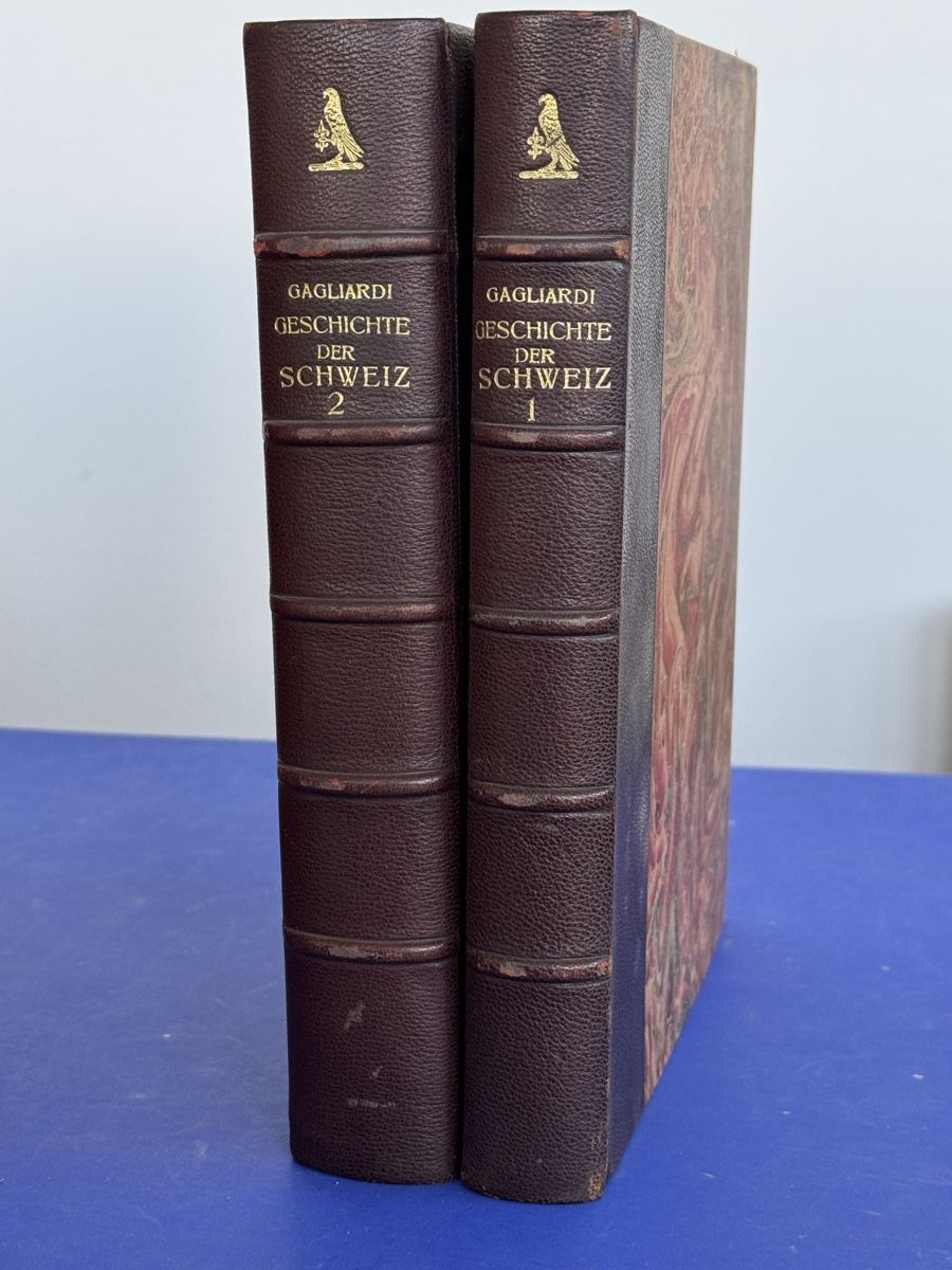 Libri: Geschichte der Schweiz. 1920. Halbleder. Ex Libris – Usato da Adliswil venduto da buch_und_kunst