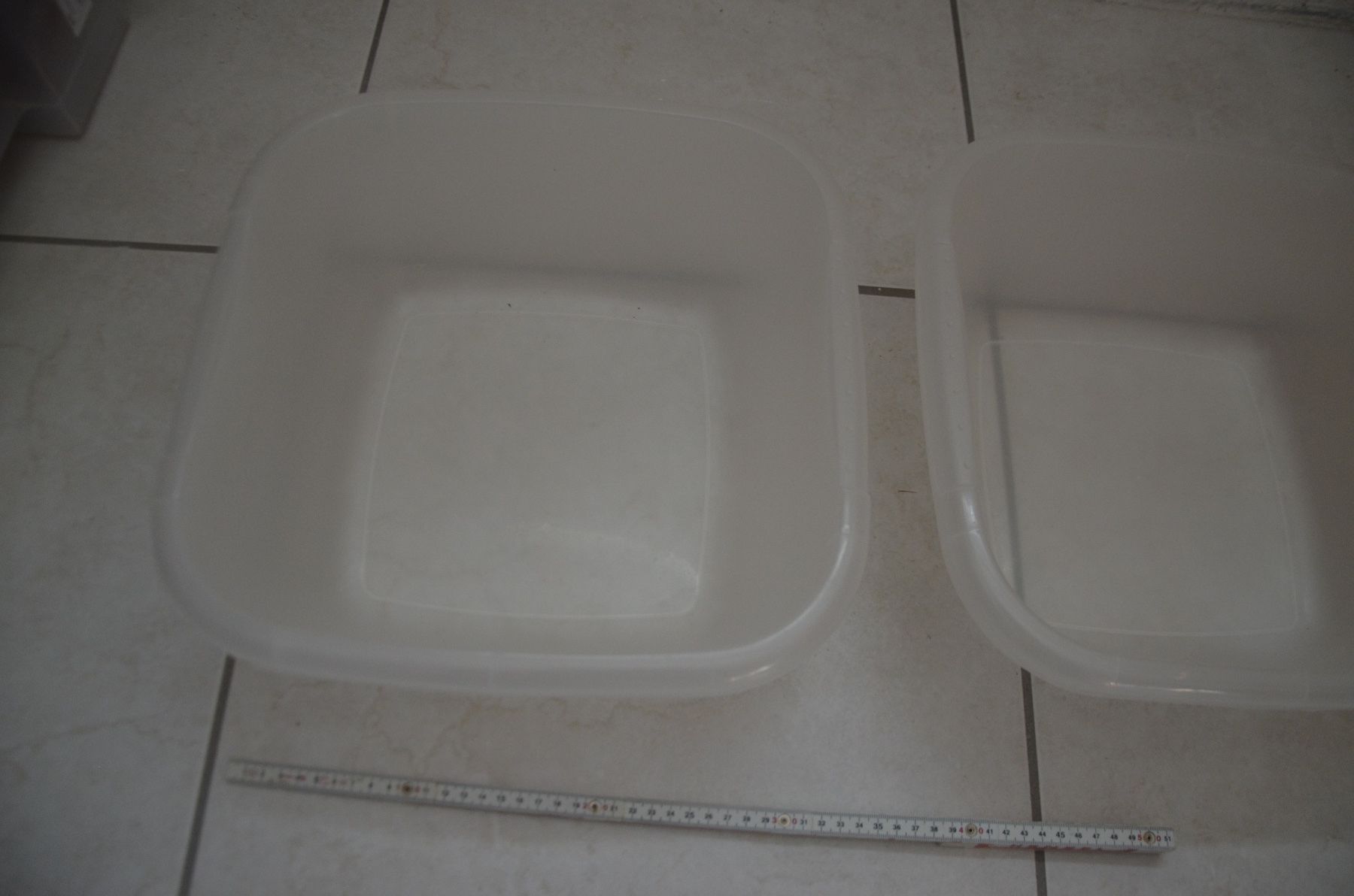 Contenitori & Simili: 2 BACINELLE PLASTIK BECKEN – Usato da Chiasso venduto da Dolly015 1