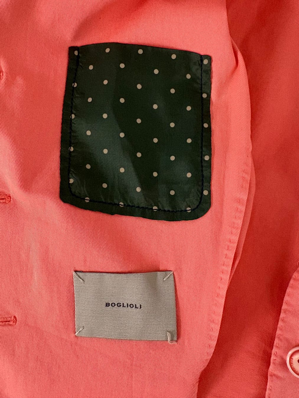 Boglioli Giacche: Boglioli Luxus Blazer Gr. 40 lachs klassisch – Usato da Regensdorf venduto da secondchancefashion 5