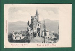 Tscheschien - Gruss aus TEPLITZ - SCHÖNAU - Kaiser Franz-Jos
