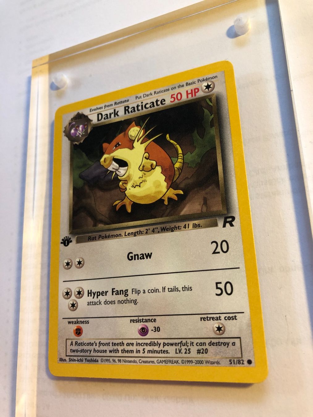 Sammelbilder & Trading cards: Dark Raticate 1st Team Rocket - MINT - ab 1.- – Gebraucht aus Giubiasco von dan_pr8b 2