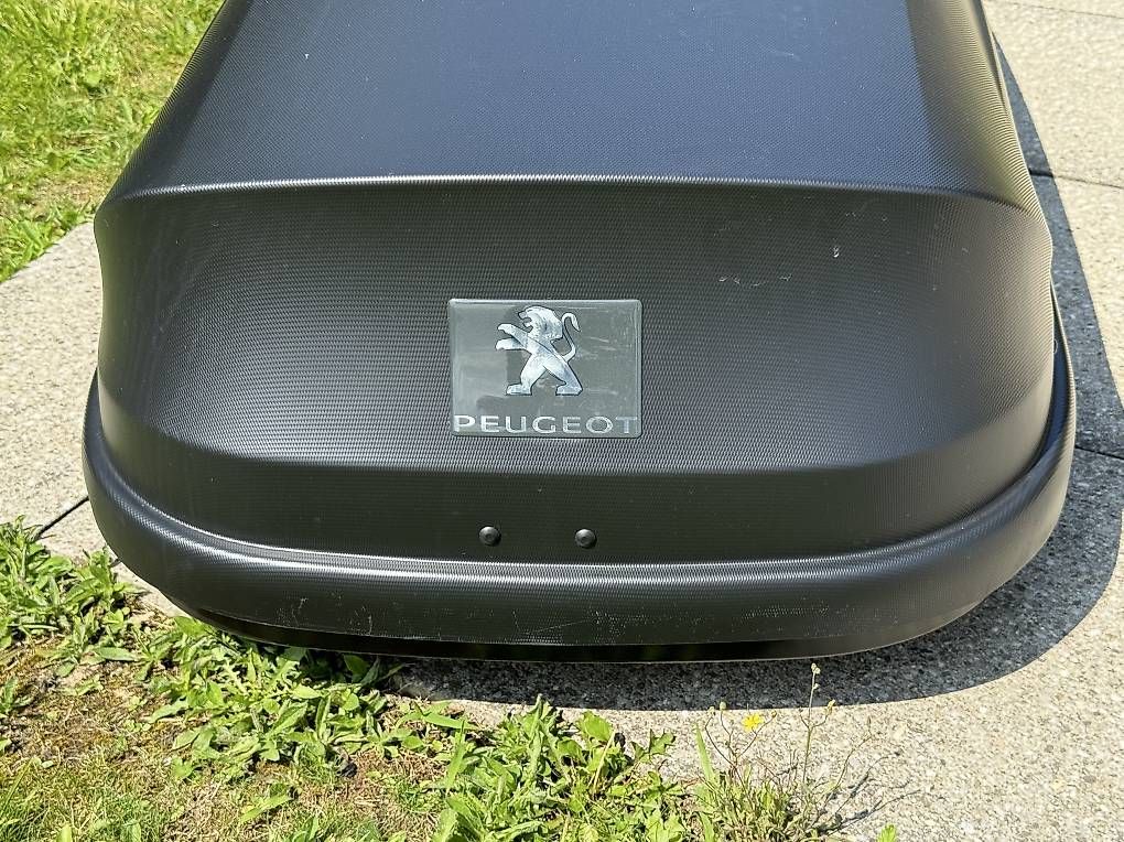 Thule Box da tetto: Thule Peugeot Dachbox mit Lastenträger – Usato da St. Gallen venduto da Miniwomn 3