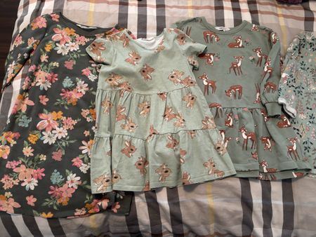H&M Kleider Set, Gr. 110/116 und 122/128