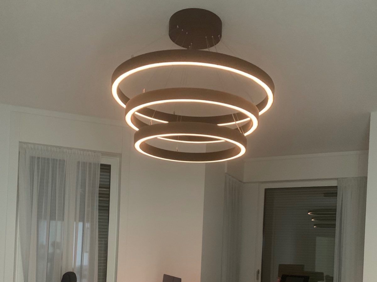 Lampadari & plafoniere: Moderne LED-Hängeleuchte, Handarbeit, dimmbar! – Usato da Luzern venduto da bluesky123123 2