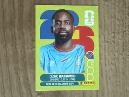 Panini FIFA World Cup 2026 Sticker Cédric Bakambu COD 19