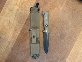 Wildsteer Tork Bushcraftmesser mit Scheide