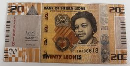 20 Leones Sierra Leone 2022 