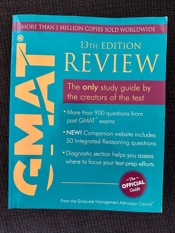 gmat-review-13th-edition-official-guide-gebraucht-in-z-rich-f-r
