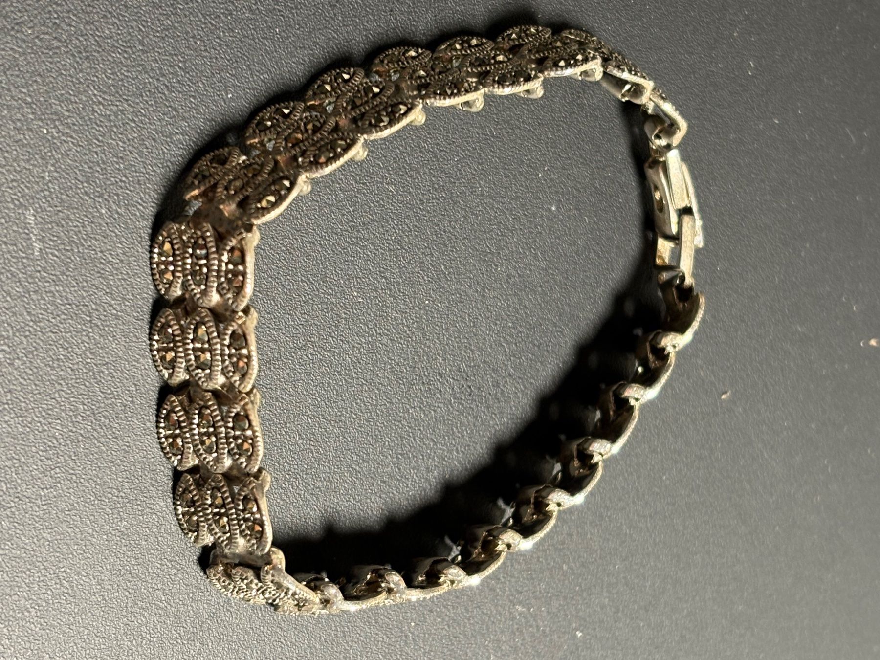 Armbänder & -reifen: Wunderschönes Silberarmband 925 mit Markasitten – Gebraucht aus St. Peterzell von verena40 5