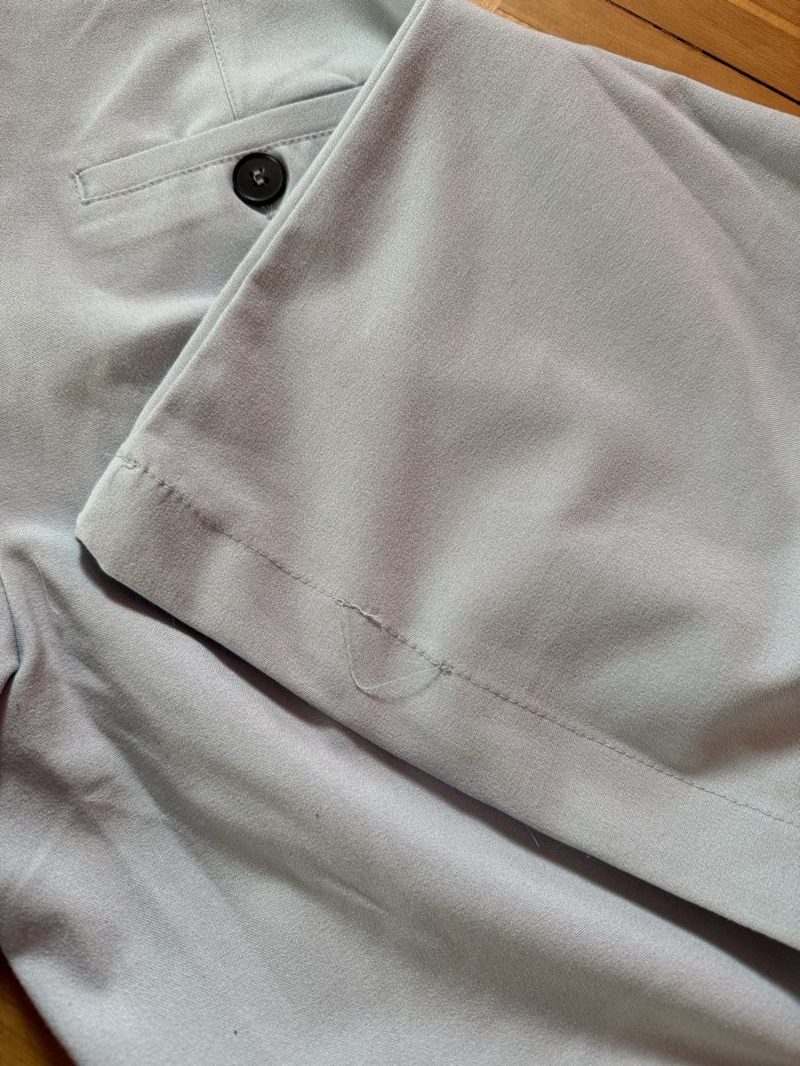 Bershka Pantaloni: Bershka Stoffhose, hellblau, Gr. 36 – Usato da Wittenbach venduto da Apicel 4