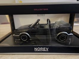 Modellauto VW Golf Cabriolet Norev dunkelblau neuwertig
