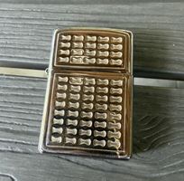Zippo Hülle ohne Tank Chrom Metall 2002 Top Zustand