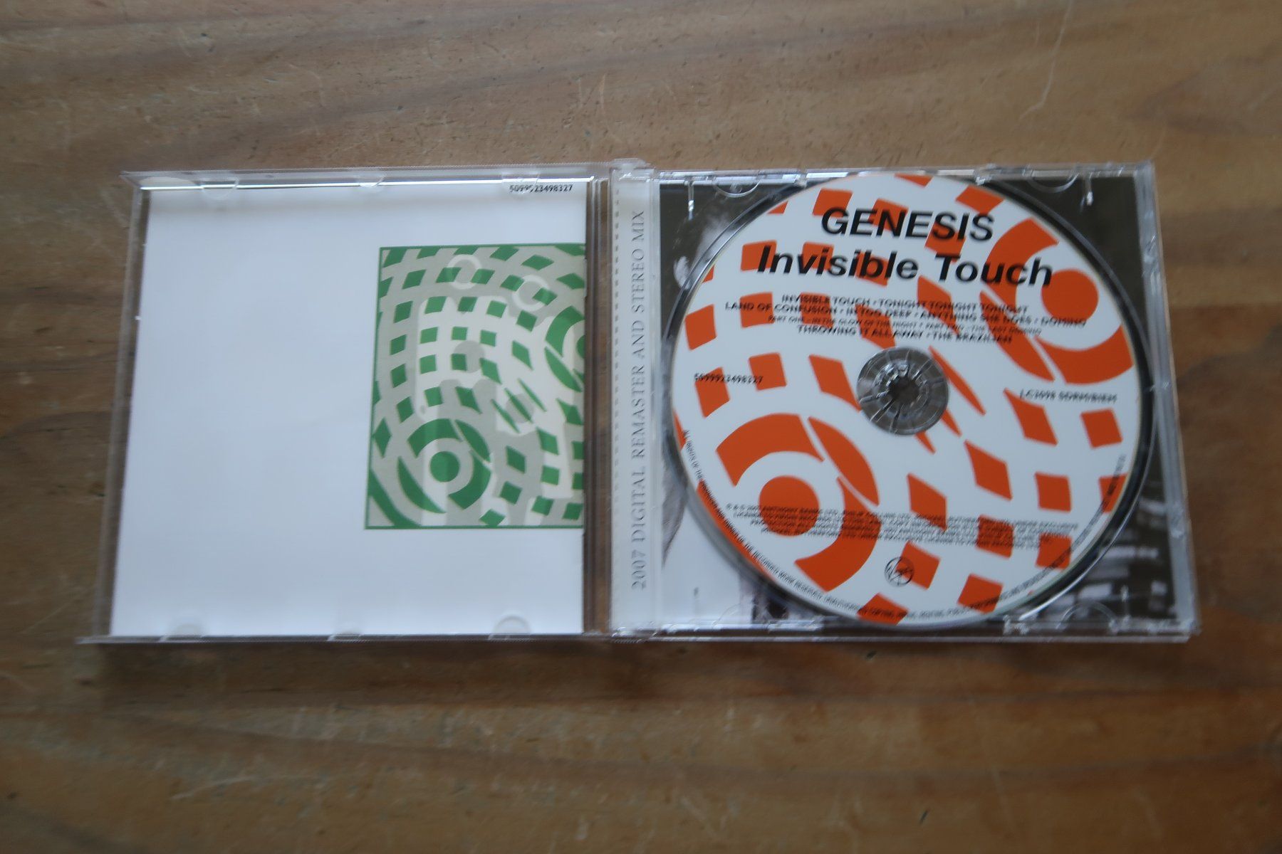 CDs: GENESIS - INVISIBLE TOUCH - CD – Gebraucht aus Basel von Patiscat 3