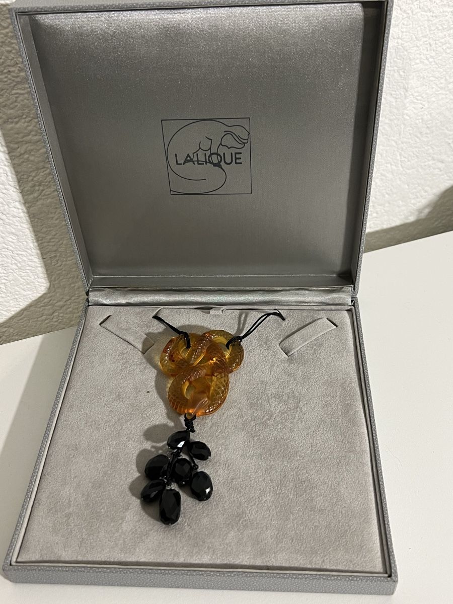 Lalique Catenine: Collier serpent en cristal, Lalique – Usato da St-Pierre-Clages venduto da ste_xk6p