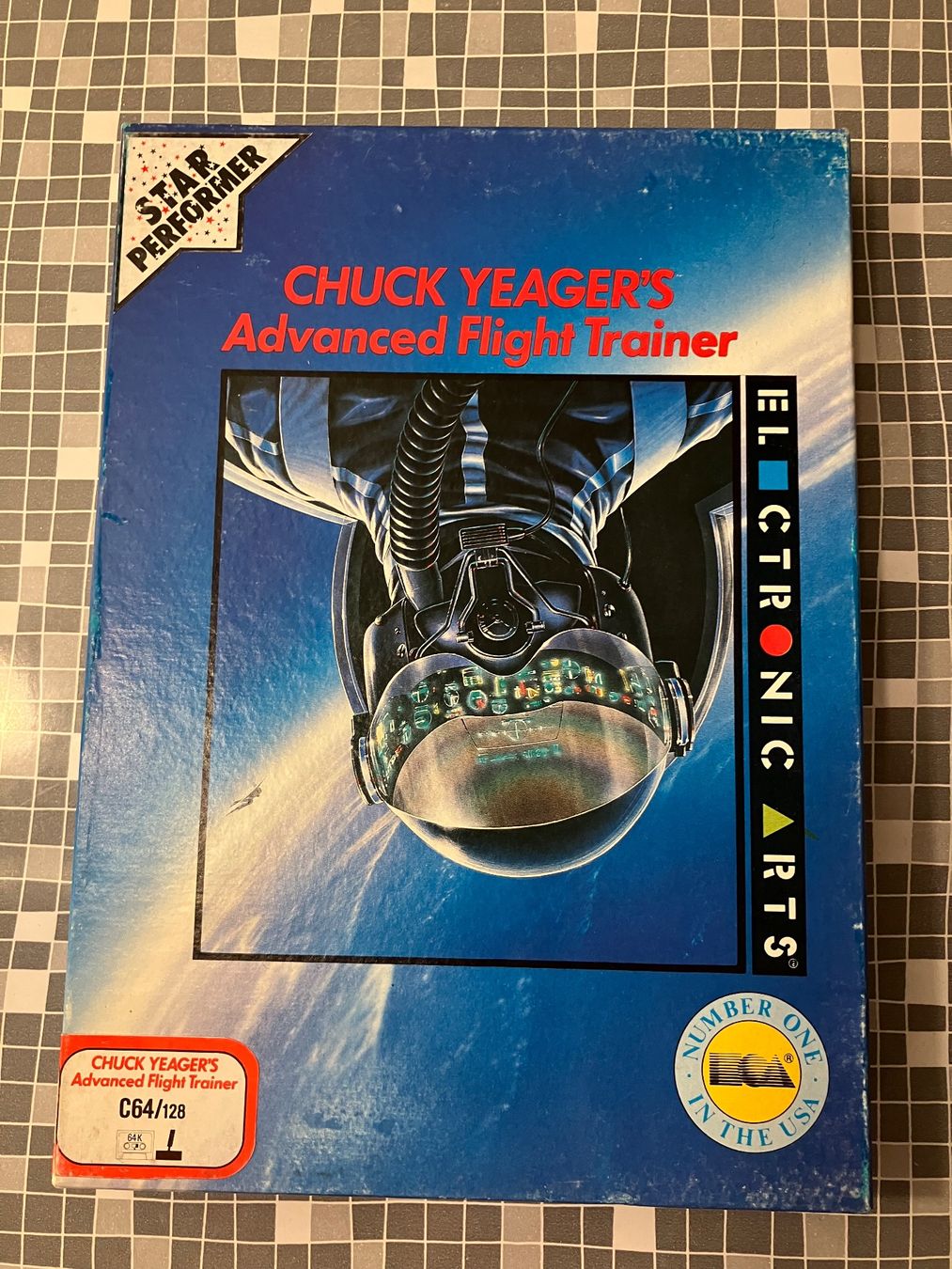 Giochi: Retro: "Chuck Yeager's Advances Flight Trainer" (1987, C-64) – Usato da Winkel venduto da Asdas87 1