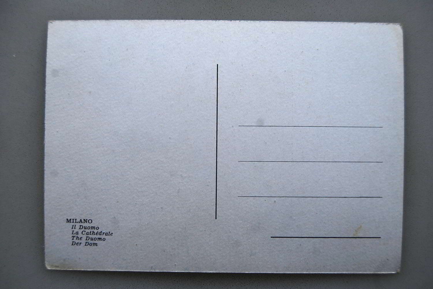 Cartoline postali: AK Milano - Il Duomo – Usato da Rüfenacht BE venduto da Toro06 1