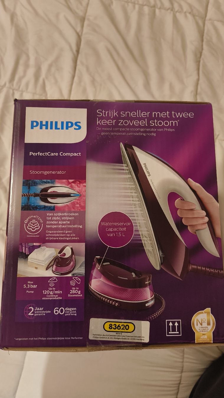 Philips Ferri da stiro: Philips PerfectCare Compact Dampfgenerator – Nuovo e nell'imballaggio originale da Basel venduto da MinaM2014 1