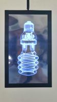 Lampe design suspension - radio ampoules