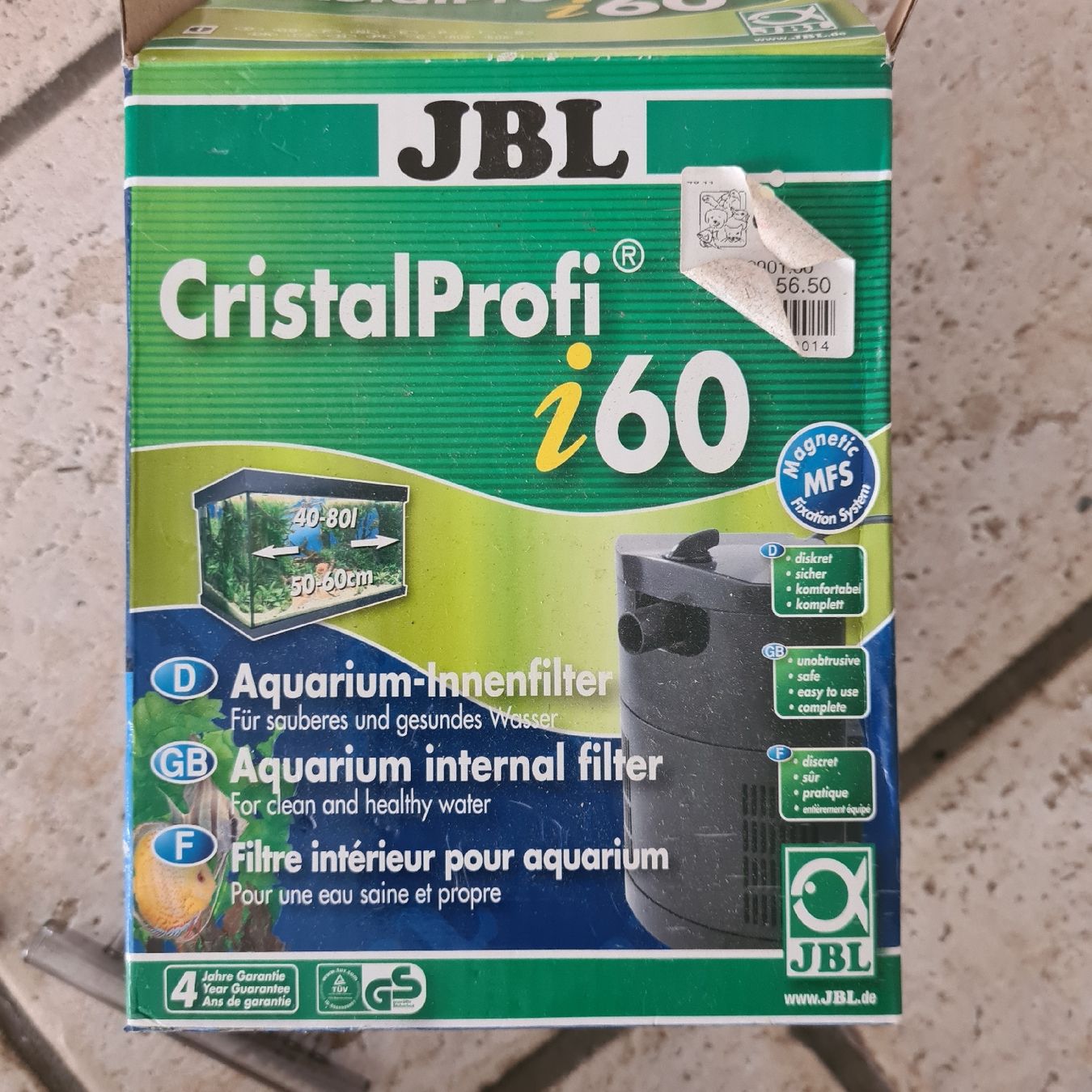 Filter: Aquarium Innenfilter 40 bis 80 Liter – Neu und originalverpackt aus Niederglatt ZH von Conucci