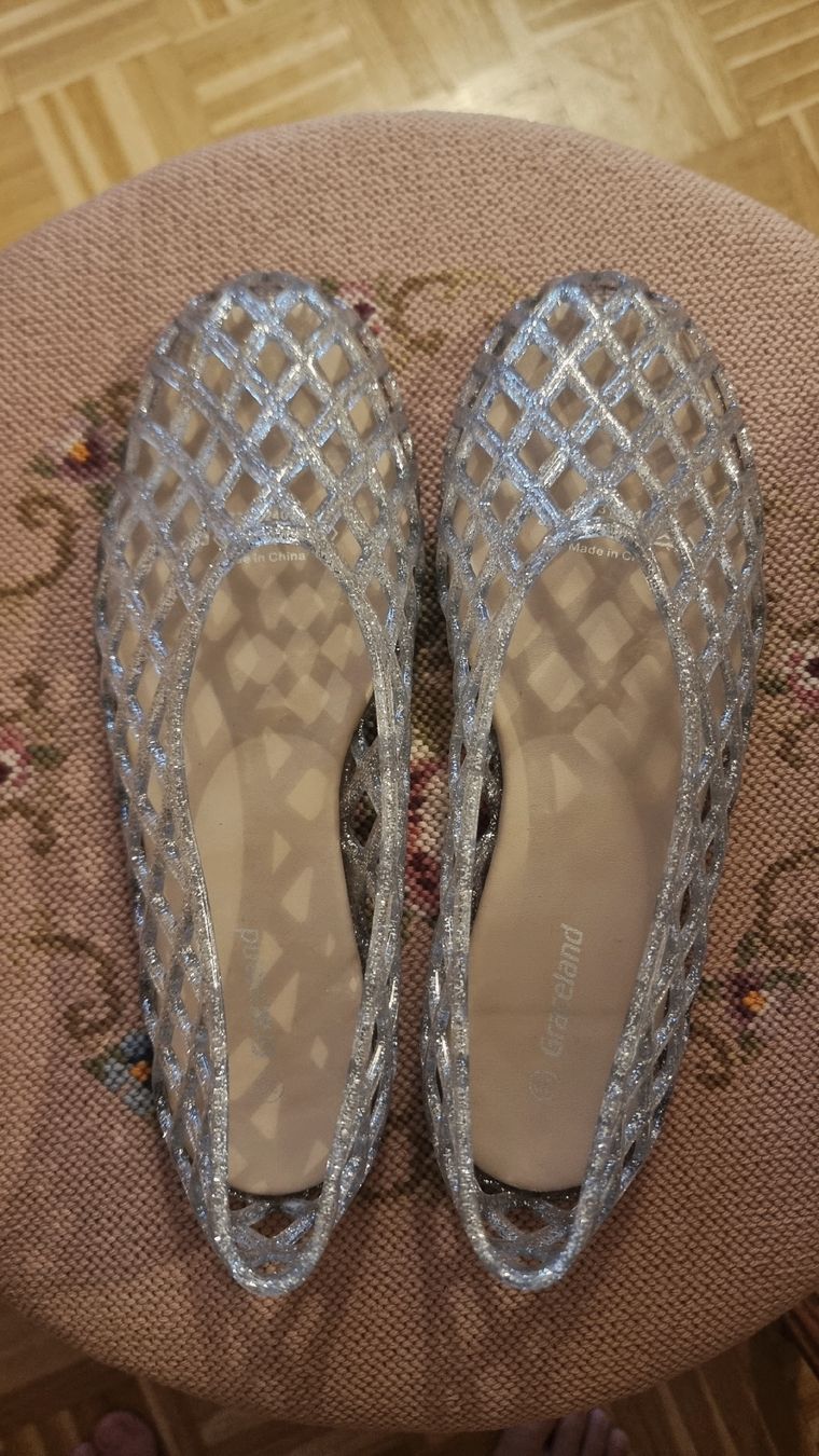 Scarpe da donna: Chaussures ballerines transparentes gr. 39  – Nuovo (secondo la descrizione) da Vevey venduto da fer3ica 5