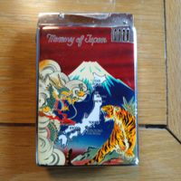 Zigarettendose mit Feuerzeug Japan Vintage