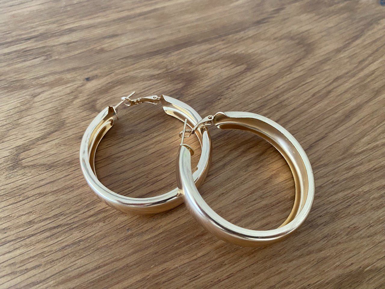 Orecchini pendenti & Orecchini a lobo: Ohrringe Creolen (5cm) – Nuovo (secondo la descrizione) da Zumikon venduto da Frauenecke