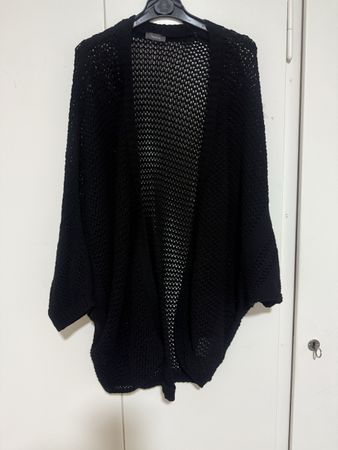 Schwarze Strickjacke Gr. M - Ideal für den Übergang!