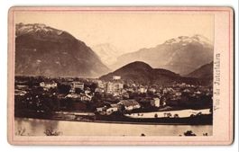 Fotografie Interlaken, Panorama mit Flus