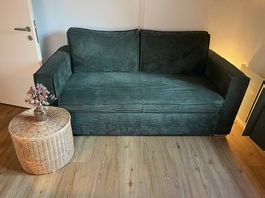 Cord Schlafsofa mit Matratze 3-Sitzer sucht neues Zuhause