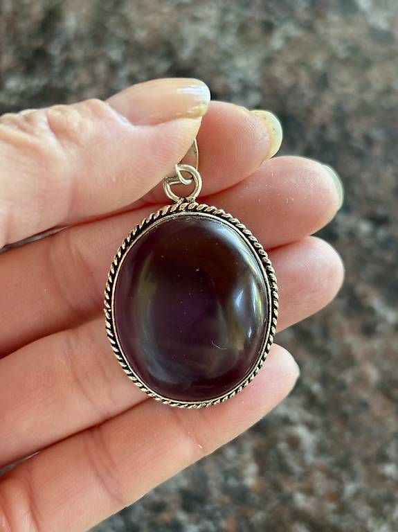 Anhänger: Grand pendentif améthyste – Neu (gemäss Beschreibung) aus Perroy von barballalla