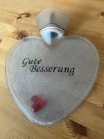 Bouillotte en forme de coeur - idéale pour l'hiver !