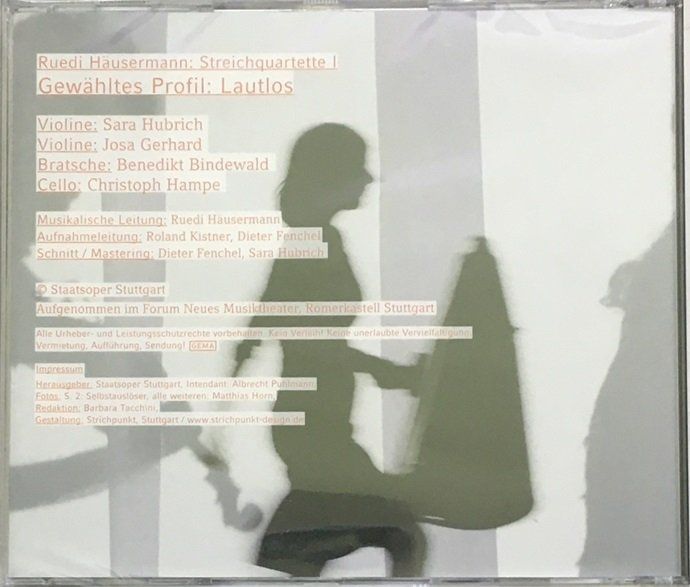 CD: Ruedi Häusermann - Streichquartette I – Nuovo e nell'imballaggio originale da Grüningen venduto da azulblanco 1