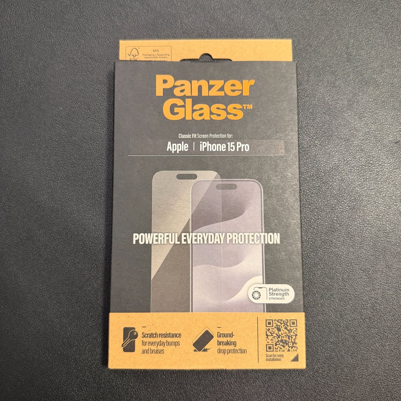 Panzerglass Cover & Protezioni schermo: Neuer PanzerGlass Displayschutz iPhone 15 Pro – Nuovo e nell'imballaggio originale da Balzers venduto da dassandro