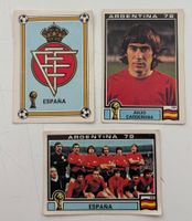 3 vignettes panini Argentina 78  España