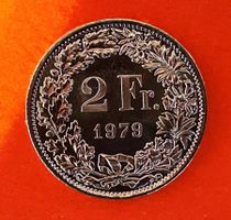 2 Franken 1979 stgl *nigelnagelneu!* unzirkuliert
