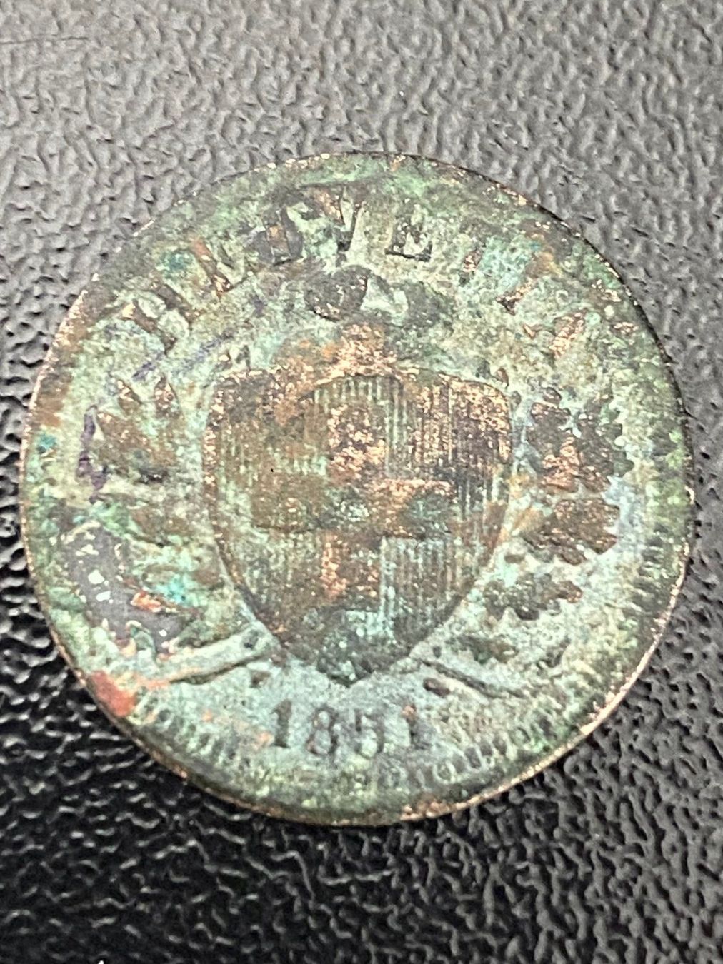 Tutti le monete: 10ct 1851, revers effacé – Usato da Murist venduto da kalmec