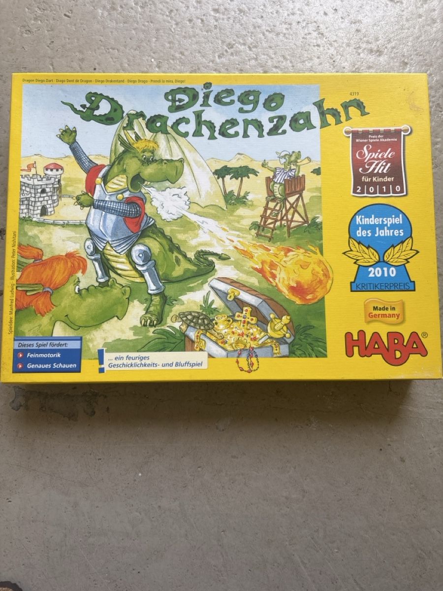 Haba Giochi: Kinderspiel diego drachenzahn – Usato da Zürich venduto da Astroglia